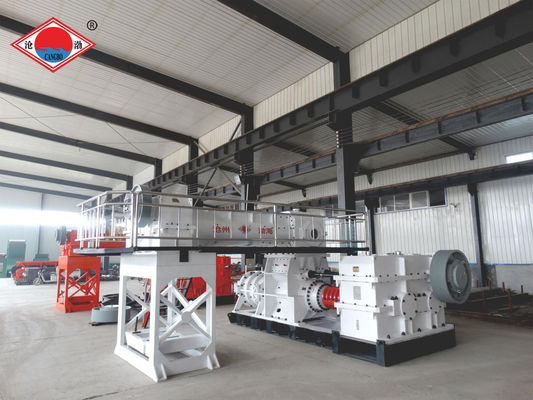 Two Stage Vacuum Extruder 750mm Bricks Manufacturing Machine